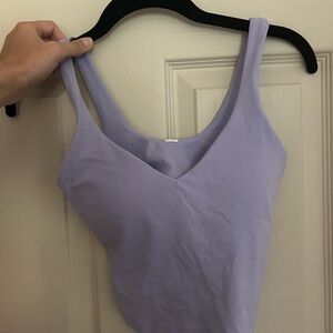 Lululemon Athletica Light Purple Tank Top